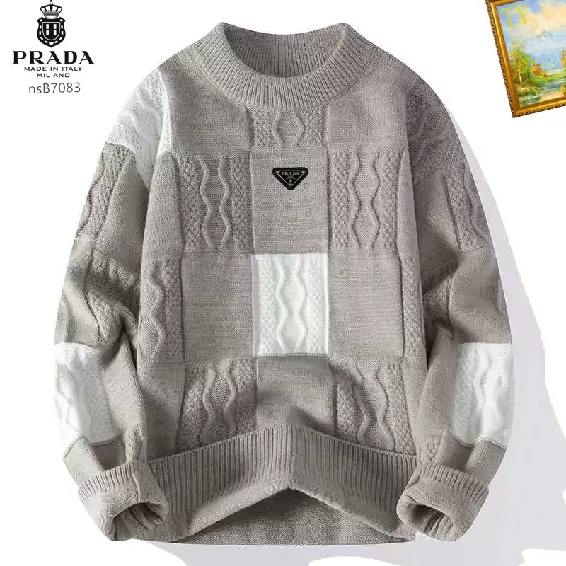 prada sweater manches longues pour homme s_127bb2b